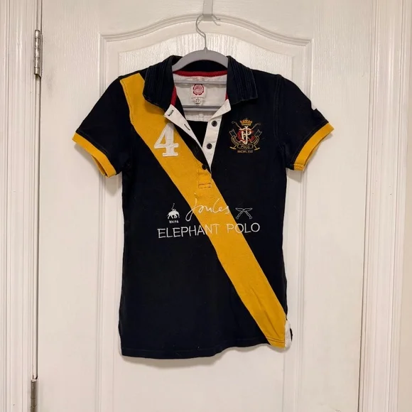 Slim Fit Polo with Polo Horse Emblem - Picture 1 of 3